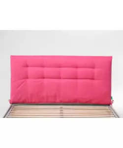 TESTIERA MATRIMONIALE IN TESSUTO TRAPUNTATO "SOFFY" FUCSIA 160 CM